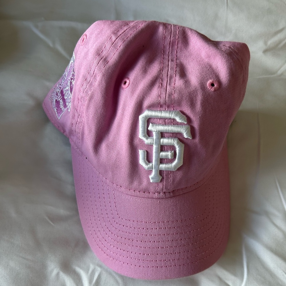 Pink ladies adjustable San Francisco Giants hat Spring Training